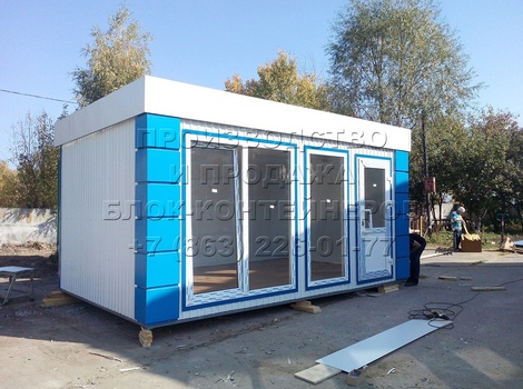 Блок-контейнер для торговли в Ростове-на-Дону